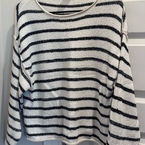 By Together Cream and Black Knit Sweater